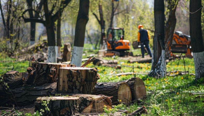 Before and After Tree Removal